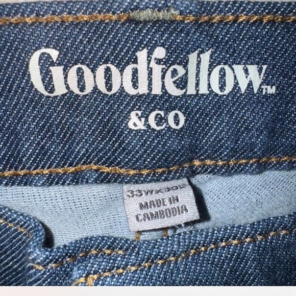 Goodfellow & Co Men's Indigo Straight Jeans - Picture 4 of 6